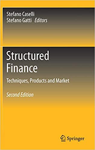 Structured Finance - Techniques Products and Market