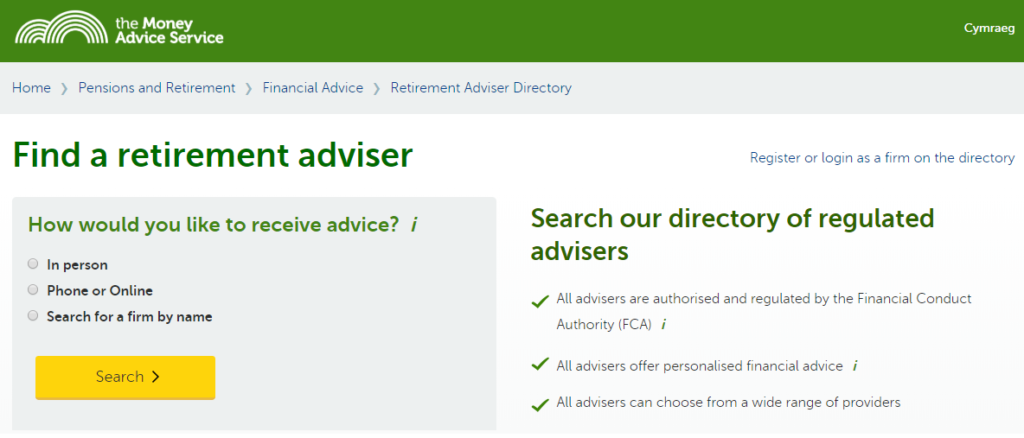 Find a financial adviser - MAS