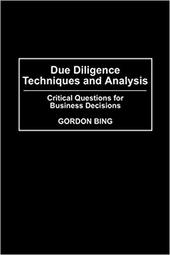 Due diligence techniques